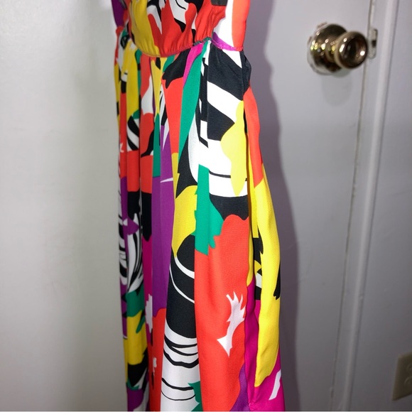 Lloyd Williams VINTAGE 80’s Pleated Floral Midi Skirt - Picture 8 of 16